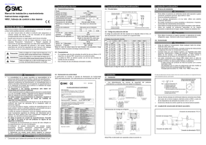 Manual de instalación y mantenimiento Instrucciones