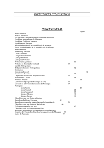 directorio eclesíastico - Arquidiócesis de Managua