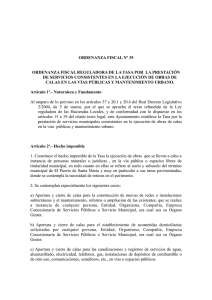 Ordenanza Fiscal nº 35 - Ayuntamiento de El Puerto de Santa María