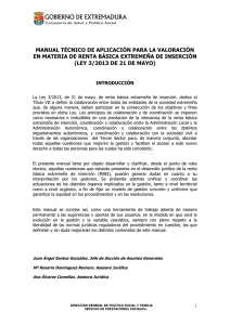 ley 3/2013 de 21 de mayo - Gobierno de Extremadura