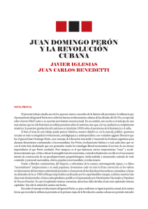 Juan Domingo Perón y la revolución cubana