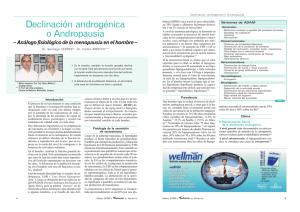 Declinación androgénica o Andropausia