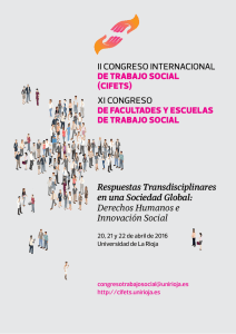 Programa pdf - CIFETS - Congreso Internacional de Trabajo Social