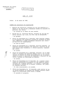 Acta N° 47/87 : 1987  - Biblioteca del Congreso Nacional de Chile