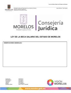 ley de la beca salario del estado de morelos