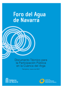 Documento técnico del Arga. Gobierno de Navarra