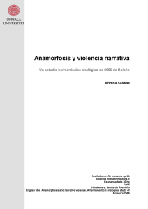 Anamorfosis y violencia narrativa: Un estudio hermenéutico