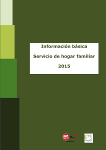 Información básica servicio de hogar familiar - UGT