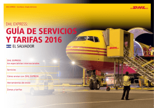 DHL Express Tarifas y Guía de Servicios