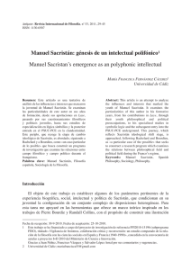 Manuel Sacristán - Revistas Científicas de la Universidad de Murcia