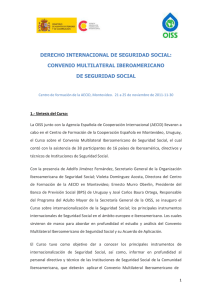 DERECHO INTERNACIONAL DE SEGURIDAD SOCIAL