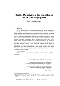 Carlos Monsiváis e os monstros da cultura popular
