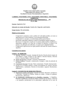 Legislación Profesional - Universidad Católica Argentina