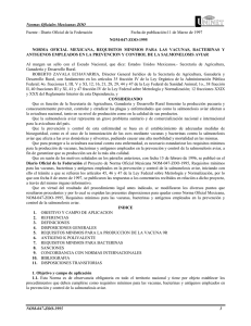 Normas Oficiales Mexicanas ZOO NOM-047-ZOO