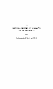 32. Bandolerismo en Aragón en el siglo XVI, por José Antonio Salas