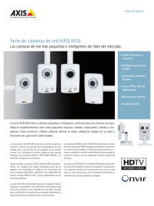 serie de cámaras de red aXIs M10