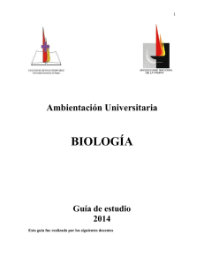 Material I Biologia 2014 - Facultad de Ciencias Veterinarias