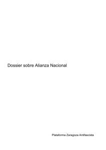Dossier sobre Alianza Nacional