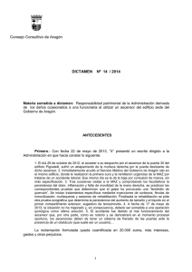 Dictamen 014-2014 - Gobierno de Aragón