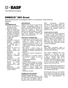 EMBECO® 885 Grout