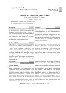 75 Evolución del Concepto de Competitividad
