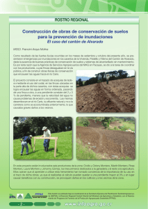 Construcción de obras de conservación de suelos para la