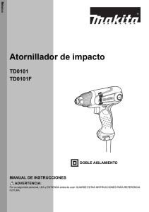 Atornillador de impacto TD0101 TD0101F