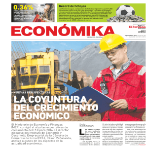la coyuntura del crecimiento económico - Peruana