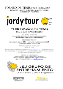 torneo Jordytour - Club Español de Tenis
