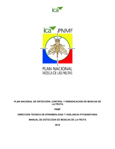 Manual de detección de moscas de las frutas