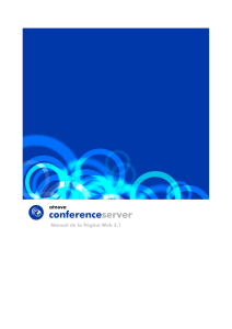 Manual de Conference Página Web 3.1 (PDF - 204 pág. - 9