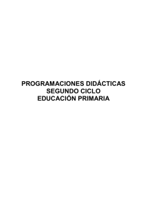 programaciones didácticas segundo ciclo educación primaria
