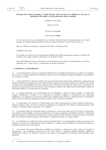 Dictamen del Comité Económico y Social Europeo sobre un Marco