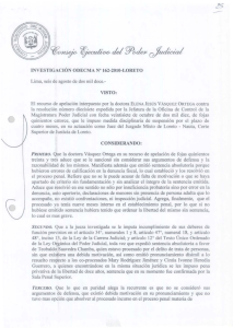 investigación odecma n° 162-2010-loreto