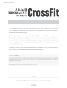 La Guía de entrenamiento de CrossFit es una colección de Artículos