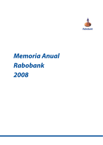 Memoria Anual Rabobank 2008