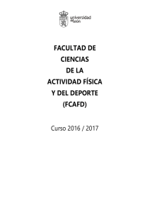 FCAFD - Universidad de León