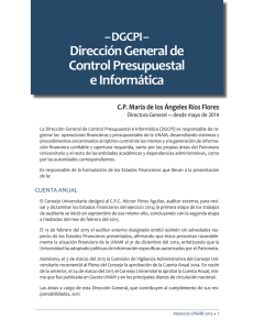 DGCPI – Dirección General de Control Presupuestal e Informática