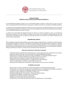 EJECUTIVO(A) - Universidad del Sagrado Corazón