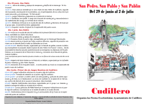 Programa Fiestas de San Pedro, San Pablo y San Pablín Document