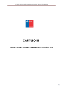 capitulo iii - Ministerio de Educación de Chile