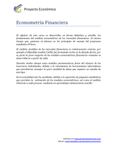 Econometría Financiera