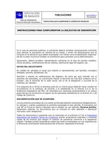 PUBLICACIONES - Diputación de Badajoz
