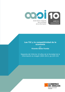 Las TIC y la competitividad de la economía