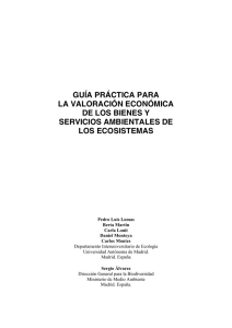 guía práctica para la valoración económica de los