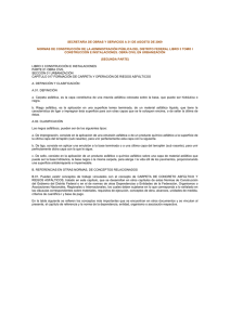 secretaría de obras y servicios a 31 de agosto de 2009 normas de