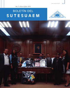 Boletín SUTESUAEM - Universidad Autónoma del Estado de México