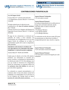 Boletin 38 - Contribuciones Parafiscales