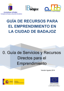 Guía Recursos Emprendimiento Badajoz
