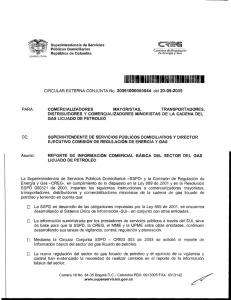 CIRCULAR SSP - CREG No.20091000000044